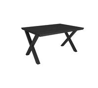 Skraut Home | Tavolo da Pranzo | Cucina, Sala da pranzo | 140x90x74 cm | Per 6 persone | Tavolo Cucina | Stile industriale | Nero