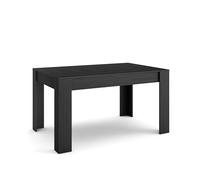 Skraut Home | Tavolo da Pranzo | Cucina, Sala da pranzo | 140x90x76 cm | Per 6 persone | Tavolo Cucina | Stile moderno | Nero