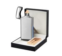 SKRFIRE Accendino elettrico ricaricabile USB C ad arco al plasma per candele, elettronico, antivento, in metallo, ad alta potenza, con confezione regalo, regalo per uomini, donne (argento)