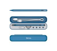 Skriva Penna stilo per iPad con sensibilità all'inclinazione, rifiuto del palmo, attacco magnetico, ricarica USB-C, custodia e accessori, matita ad alta precisione per iPad Pro, Air, Mini dal 2018 in