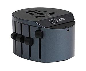 SKROSS | 1.104100 | Alpha Line | Adattatore Universale da Viaggio Completo per Prese a 2 o 3 Poli - 10 A - Fino a 2.500 watt (adatto anche a PC e Asciugacapelli - 5 Anni Garanzia Internazionale