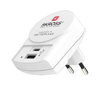 SKROSS - Caricatore USB per l'Europa 2xUSB 5400 mA (Tipo-A e Tipo-C)