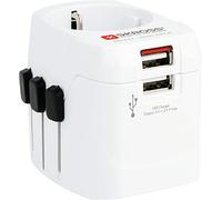 SKROSS - Adattatore da viaggio - Europa - Mondo - con spina di terra (senza Sviz