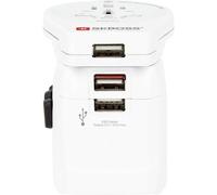 Skross 1302555 Adattatore da viaggio Pro Light 3xUSB World