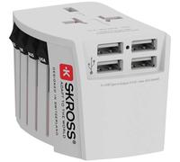 Skross 1302961 Adattatore da viaggio MUV USB (4xA)