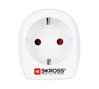 Skross, Adattatore da viaggio 15A universale, Bianco