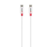 Skross Cavo USB USB 2.0 Spina USB-C®, Spina USB-C® 1.20 m Bianco tondo