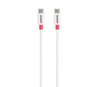 SKROSS CMULTICN - Cavo USB 2.0, USB-C > USB-C, bianco, 0,15 m + 1,2 m + 2 m.