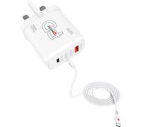 Skross Power Charger 65W PD GaN Combo+ UK Caricatore USB Ambiente interno