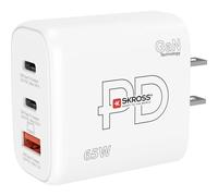 Skross Power Charger 65W PD GaN US Caricatore USB Ambiente interno Corrente di