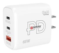 Skross Power Charger 65W PD GaN US Caricatore USB Ambiente interno Corrente di