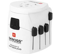 Skross PRO - World Universale Universale Bianco adattatore per presa di corrente