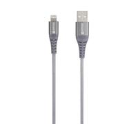 Skross SKCA0011A-MFI120CN Cavo USB USB 2.0 Spina USB-A 1.20 m Grigio tondo, Fle