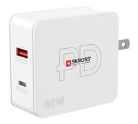 Skross SKKT000348WPDUSCCN Multipower Combo+ US Caricatore USB 48 W 1x 2 USB-A,