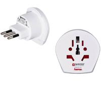 Skross Viaggio di Spina Adattatore Corrente Europa Eu De UK US > Uruguay Chile