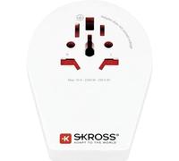 Skross, Adattatore da viaggio 2 USB-A a Cina Italia Brasile Pratico e compatto