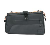 SKS Germany Infinity Urban Trunkbag, borsa da bicicletta (montaggio con cinghie in Hypalon o piastra adattatore, doppia rete da imballaggio, copertura impermeabile, tracolla, passanti riflettenti)