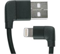 SKS GERMANY COMPIT CABLE per iPhone Lightning, cavo di ricarica corto con spina angolata (accessorio del sistema COMPIT, per la ricarica con il powerbank COM/UNIT, pratico e poco appariscente)