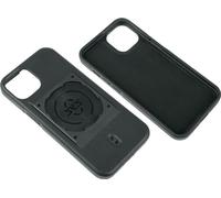 SKS GERMANY COMPIT - Custodia per iPhone 15, con attacco per sistema COMPIT, piacevole al tatto, ammortizzante, con dispositivo di montaggio, in plastica resistente all'abrasione, colore: Nero