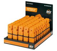SKS Espositore 50 Set da 3 levagomme Nero/Arancione