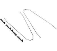 Kit Aste Parafanghi Velo 55 Cross Argento per Ruote 26-29 Pollici