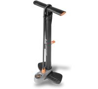 SKS GERMANY AIRCONTROL 8.0 floor pompa (con testa della valvola MULTI VALVE in design moderno, controllo preciso della pressione, presa sicura, pressione massima: 8 bar/115 PSI), nero