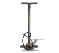 SKS Germany AIRKOMPRESSOR CLIK TEC 10.0 - Pompa a pavimento (CLIK TEC per il sistema Schwalbe Clik Valve, grande manometro di precisione, tubo lungo ad alta pressione, tubo in acciaio stabile
