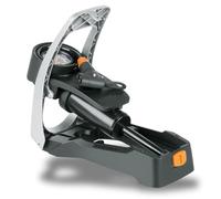 SKS GERMANY AIRSTEP pompa a pedale, accessori per bici (pompa ad aria per pompare senza problemi, attacco valvola MULTI VALVE, accessori per bici con supporto a muro, pressione max: 7 bar / 102 PSI)
