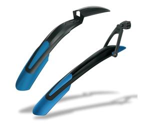 SKS Germany Blade Set Mudguard Set with Quick Release Attachment Bicycle Splash Guard (Ideal Bicycle Accessory for Mountain Bikes, Consisting of Shockblade & X-Blade)
