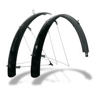 SKS GERMANY BLUEMELS Basic Schutzblech-Set 20"-29" (Fahrrad-Spritzschutz in verschiedenen Größen, aus Kunststoff/Alluminio, incl. Streben-Sicherheitssystem, Made in Germany)