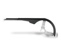 SKS GERMANY CHAINBLADE BLACK 158MM, 175MM & 199MM Fahrradkettenschutz (geeignet für Naben- oder Kettenschaltung, mit verstellbarem Profil, aus schlagfestem Kunststoff und Aluminium), Schwarz