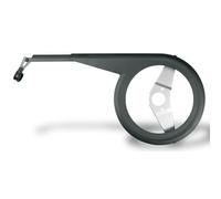 SKS GERMANY CHAINBOW BLACK 199MM paracatena per biciclette, accessorio per biciclette (adatto per cambio a catena, con funzione telescopica, in plastica resistente agli urti e alluminio), nero.