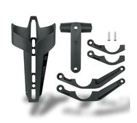 SKS GERMANY COM/CAGE VELO portaborraccia con adattatore per il manubrio (accessori per biciclette incluso adattatore per il montaggio sul manubrio, compatibile con il sistema COMPIT), nero