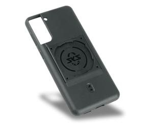 SKS GERMANY COMPIT COVER per SAMSUNG S21+ 5G Custodia per cellulare con dispositivo di fissaggio (compatibile con il COMPIT, in plastica bicomponente resistente all'usura, piacevole al tatto), nero