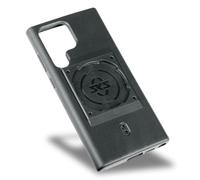 SKS GERMANY Cover Custodia Sistema COMPIT (Piacevole al Tatto, Antiurto, con Dispositivo di Fissaggio, in plastica Resistente all'Usura) Unisex Adulto, Nero, Samsung Galaxy S23 Ultra