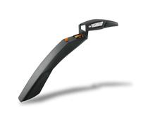 SKS GERMANY DASHBOARD parafango anteriore per mountain bike (in plastica ad alte prestazioni resistente agli urti, con pratica chiusura rapida, protezione ottimale dagli spruzzi), nero