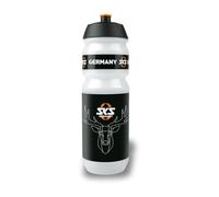 SKS GERMANY HIRSCH BOTTLE LARGE Bottiglia per bici da 750 ml in design cervo, accessori per bici (bottiglia con chiusura shiva, per tutti i comuni portaborracce, valvola push-pull a prova di perdite).