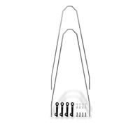 SKS GERMANY Strebensatz Standard, Set di puntoni Unisex Adulto, Argento, Taglia Unica