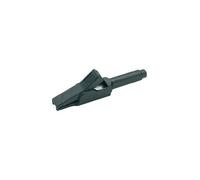 SKS Hirschmann MA 260 SH - Pinza a coccodrillo di sicurezza, 4 mm, CAT II, 300 V, colore: rosso