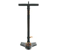 SKS GERMANY AIR-X-PLORER 10.0 floor pump (grande manometro di precisione e impugnatura soft-touch, stabilità elevata, testa MULTI VALVE per tutti i tipi di valvole, pressione: 10 bar / 144 psi)