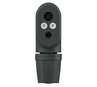 KS GERMANY MV EASY pump head (testa valvola MULTI-VALVE ottimizzata, con leva di bloccaggio ergonomica, in plastica rinforzata con fibra di vetro, adatto alle valvole SV, AV e DV), Nero, Taglia unica