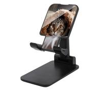 SKTNBM Supporto del telefono cellulare,Gatto sotto il supporto del telefono di stampa coperta,Supporto del telefono mobile,Supporto del telefono regolabile desktop