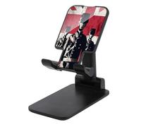 SKTNBM Supporto del telefono cellulare,Soldato davanti al supporto del telefono di stampa della bandiera,Supporto del telefono mobile,Supporto per telefono regolabile da tavolo