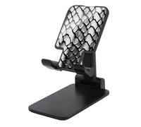 SKTNBM Supporto del telefono cellulare,Supporto per telefono con stampa in bianco e nero pelle di serpente,Supporto per telefono mobile,Supporto per telefono regolabile da tavolo
