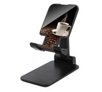 SKTNBM Supporto del telefono cellulare,Tazza di caffè e chicco di caffè stampa supporto del telefono,Supporto del telefono mobile,Supporto del telefono regolabile desktop