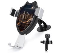 SKTNBM Supporto per telefono da auto, con stampa City Seattle, supporto per telefono regolabile per tutti gli smartphone