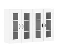 SKTQYQO Armadietti a Parete 2 pz Bianchi Legno Multistrato