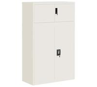SKTQYQO Armadio Classificatore Bianco 90x40x145 cm Acciaio