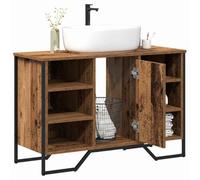 SKTQYQO Armadio per Lavabo Bagno Legno Vecchio 91x35x60 cm