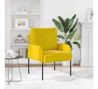 SKTQYQO Divano Con Cuscino Arrotondato 55cm Giallo Legno Compensato